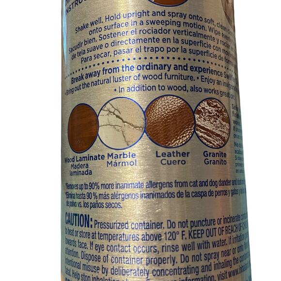 Swiffer Dust & Shine Furniture Spray Febreze Lavender Vanilla & Comfort NEW - Picture 7 of 9